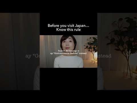 Japan’s Unspoken Rule ⑨: No Tipping (Say This Instead) (ASMR)
