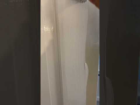 Painting a door