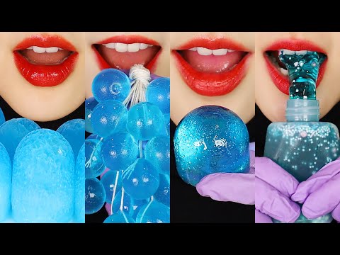 4HOURS EMOJI EATING ASMR FOR SLEEP, RELAXING EATING ASMR WAX CANDY HONEY JELLY, MINECRAFT FOOD ETC 💤