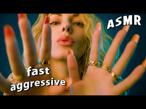 ASMR Fast Aggressive Fabric Scratching, Mouth Sounds, Nail Tapping ASMR