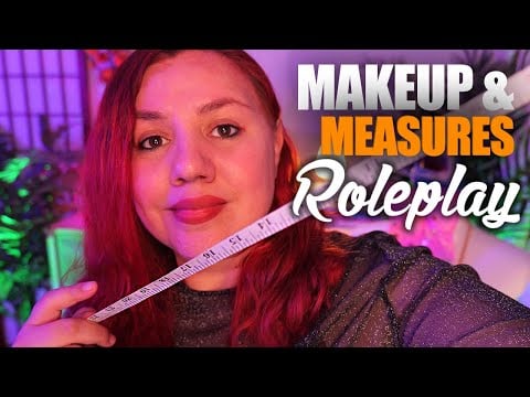 ASMR Doing Your Makeup & Face Measuring ✨ Personal Attention for Sleep & Relaxation