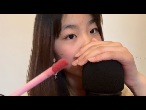 ASMR ONE MINUTE MAKEUP APPLICATION!!