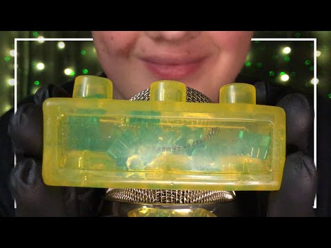 ASMR 1 Hour Jelly Blox Sticky & Squishy Sounds! 🪵💛 (No Talking)