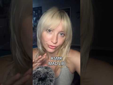 ASMR Mad Lib (based off comments I got on TikTok) #madlib #asmrgame #asmrwhisper #triggersforsleep