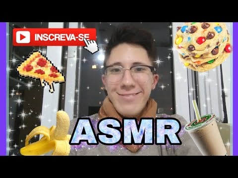 ASMR - COMENDO. ( SONS DE BOCA, TAPPING, SCRATCHING, LIQUID SOUNDS...)