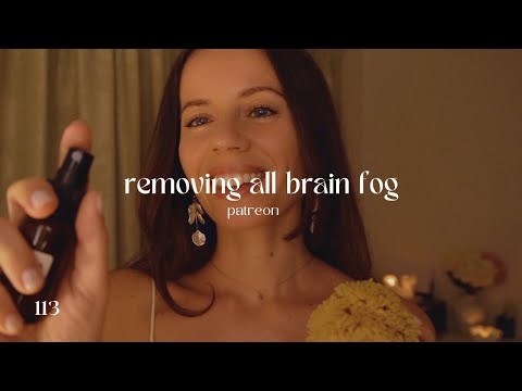 ASMR REIKI cleansing your brain fog in MINUTES (energy cleanse, light pen, aura spray)