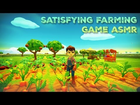 ASMR 🥕 This farming game is cute AND addictive! 🥜 Farm Together