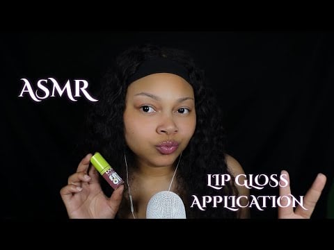 ASMR| Lip Gloss Application| Loreal Paris & NYX Cosmetics Lip Gloss Try On