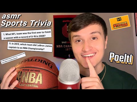 ASMR | Whispering Trivia Questions About SPORTS ⚽️🏀