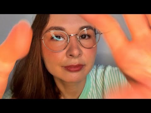 ASMR massaging and brushing your face 😊