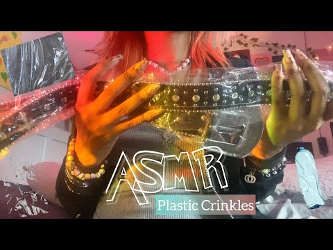 ASMR | Plastic Clinkling + Tapping ✨( No Talking )  #asmr