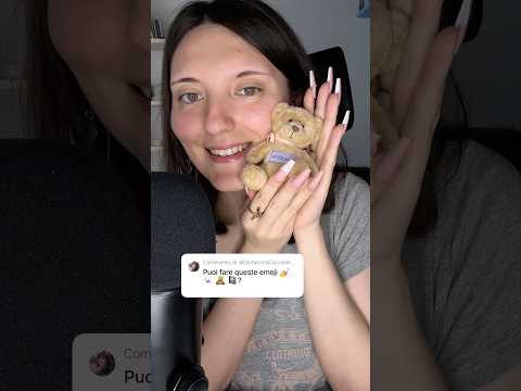 Emoji Challenge ASMR 🤍 #asmr #asmrsounds #shorts #emojichallenge #emoji