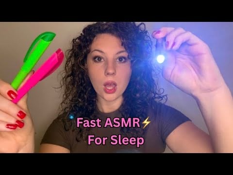 ASMR⚡️SUPER FAST FOCUS GAMES⚡️(personal attention, light triggers) 