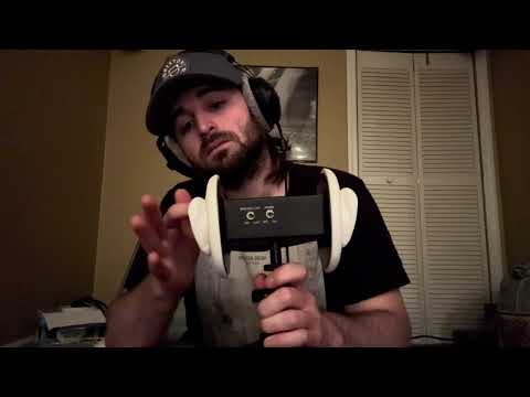 asmr while wearing a hat 