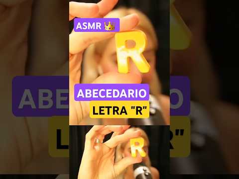 ASMR ABECEDARIO LETRA "R" #ASMR #asmr #asmrespañol #asmrargentina #relax #dormirbien #abecedario