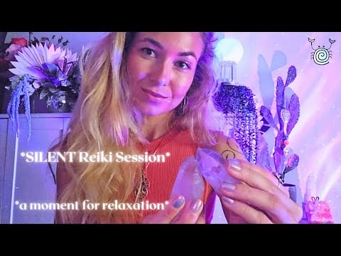 🤫Silent ASMR Reiki Healing🤫 | No Talking, Crystal Energy Cleanse & Deep Relaxation just for YOU