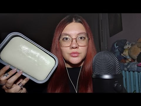 SATISFYING SQUISHY SOUNDS (Squeezing, Tapping, Sticky) 😴💜 | ASMR ITA 