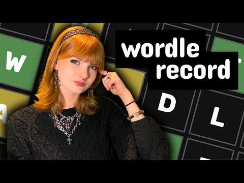 ASMR solving the wordle in under 25 minutes! 