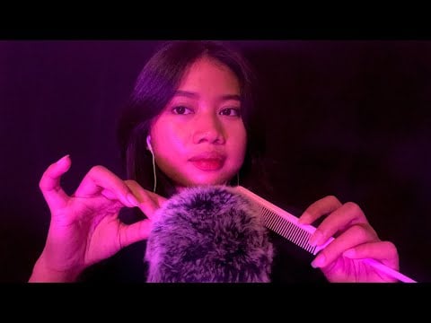 asmr lice check pt.2 🔎 ( mouth sounds, tongue clicking) Tagalog