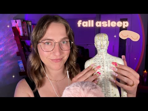 ASMR Fall Asleep in under 20 Min✨ Acupuncture Doll Tapping & Scratching📌