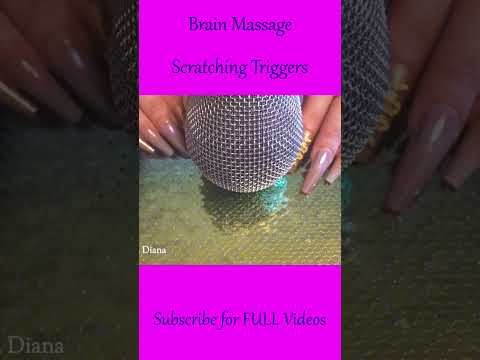 ASMR Brain Massage ❤️ Scratching Triggers ❤️ #asmr #shorts