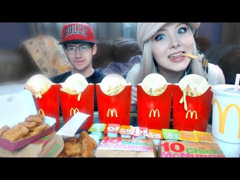 ASMR McDonald's Mukbang 🍟