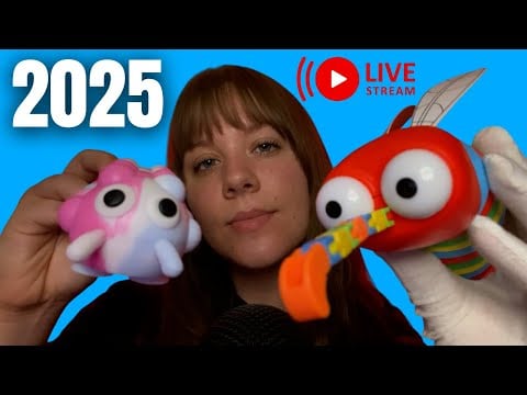 🔴2025 LIVE ASMR - first stream :)