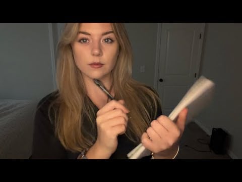 ASMR - Observing Your Face | Measuring Facial Structure 