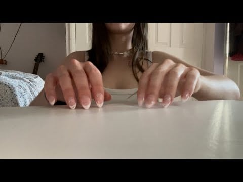 1 minute ASMR | build up tapping (crisp tapping)💤✨😌
