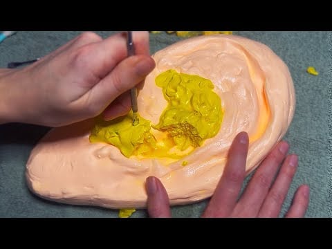ASMR Giant Ear Excavation (Whispered Ear Cleaning)