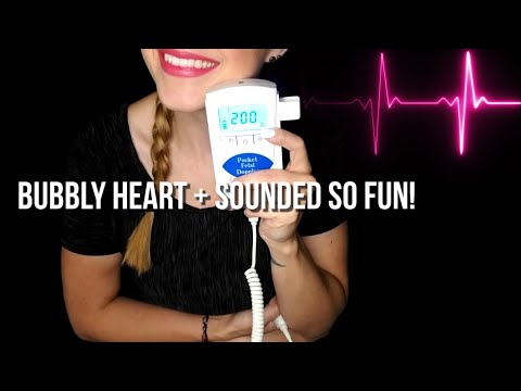 This Was So Fun! My Heart Sounded Like Bubbles! + Weekly Doppler Heartbeat [ASMR]