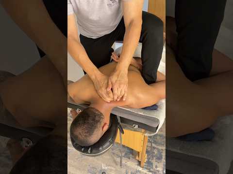 Un masaje profundo en el trapecio que libera las tensiones acumuladas. #sportsmassage