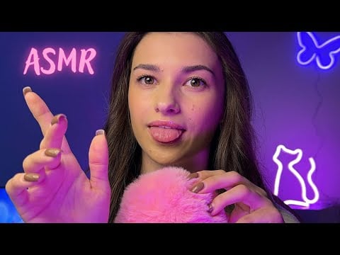 Asmr | No talking🤫 Fluffy Mic & Mouth Sounds 👄🥰