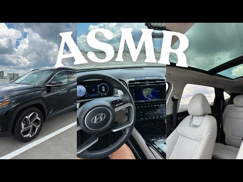 ASMR CAR TAPPING 🚙💨 HYUNDAI TUSCON + LENS TAPPING