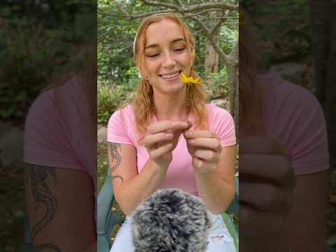 POV Your Crush Gives You a Flower 🌻 #asmr #asmrroleplay #asmrvideo