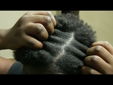 ASMR Hair Pulling, Scalp Scratching & Hair Oiling