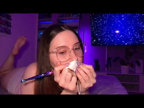 ASMR | Apple mic, Real Mouth sounds, Fluffy Triggers *cozy and chill*