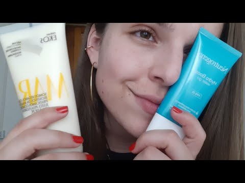 ASMR| Mostrando presentes de aniversário e comprinhas 🛍 🎁 recado no final do vídeo