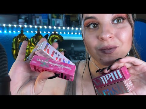 ASMR Me maquillo y te maquillo con productos de Krash Cosmetics ♡