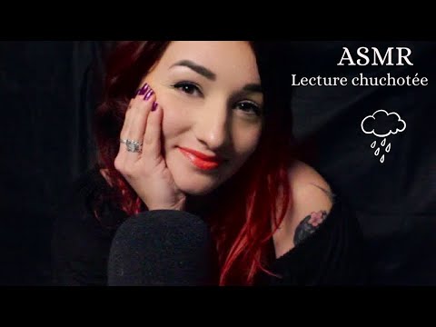 ASMR FRANÇAIS : LECTURE CHUCHOTEE, POEMES SATURNIENS DE PAUL VERLAINE + PLUIE 🌧 (part 1)