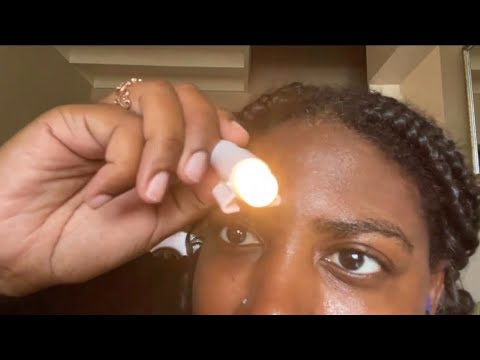 Asmr | There’s something in your eye (spit painting, brushing, plucking) 👀