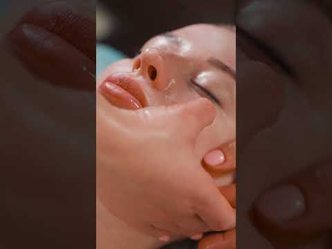 ASMR relaxing neck and facial massage for girl #asmrmassage