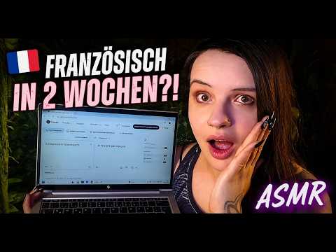 ASMR | Französisch lernen in 2 Wochen 😅 | Ich kann KEIN Wort Französisch… | Sprachen lernen Deutsch