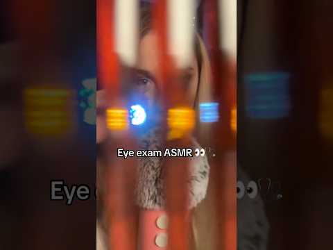 ASMR eye exam and cleaning #asmr #asmrsounds #sleep #asmrshorts