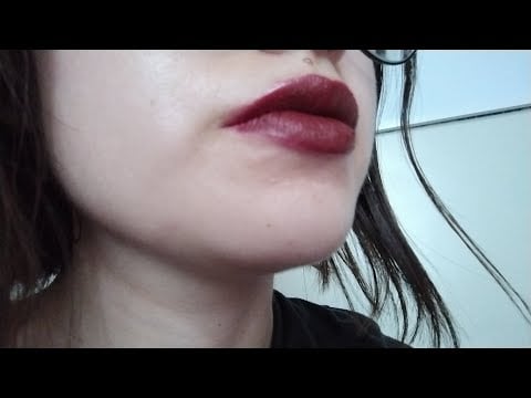 Asmr lens licking 