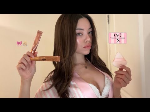 ASMR Victoria’s Secret Angel Does Your Makeup & Comforts You 🎀👼🏼