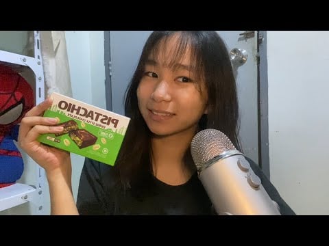 ASMR Eating Pistachio Dubai Chocolate (Mukbang Asmr)