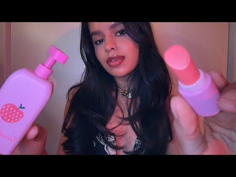 ASMR~ Wooden Makeup & Personal Attention w clicky whispers (Sooo Tingly)?