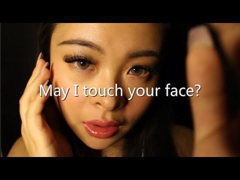 Mirrored face touching