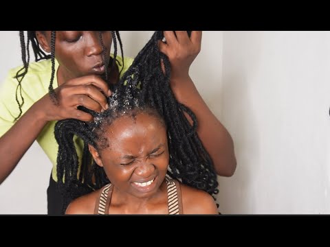 FAST AND AGGRESSIVE SCALP SCRATCHING AND MASSAGE FOR SLEEP 😴